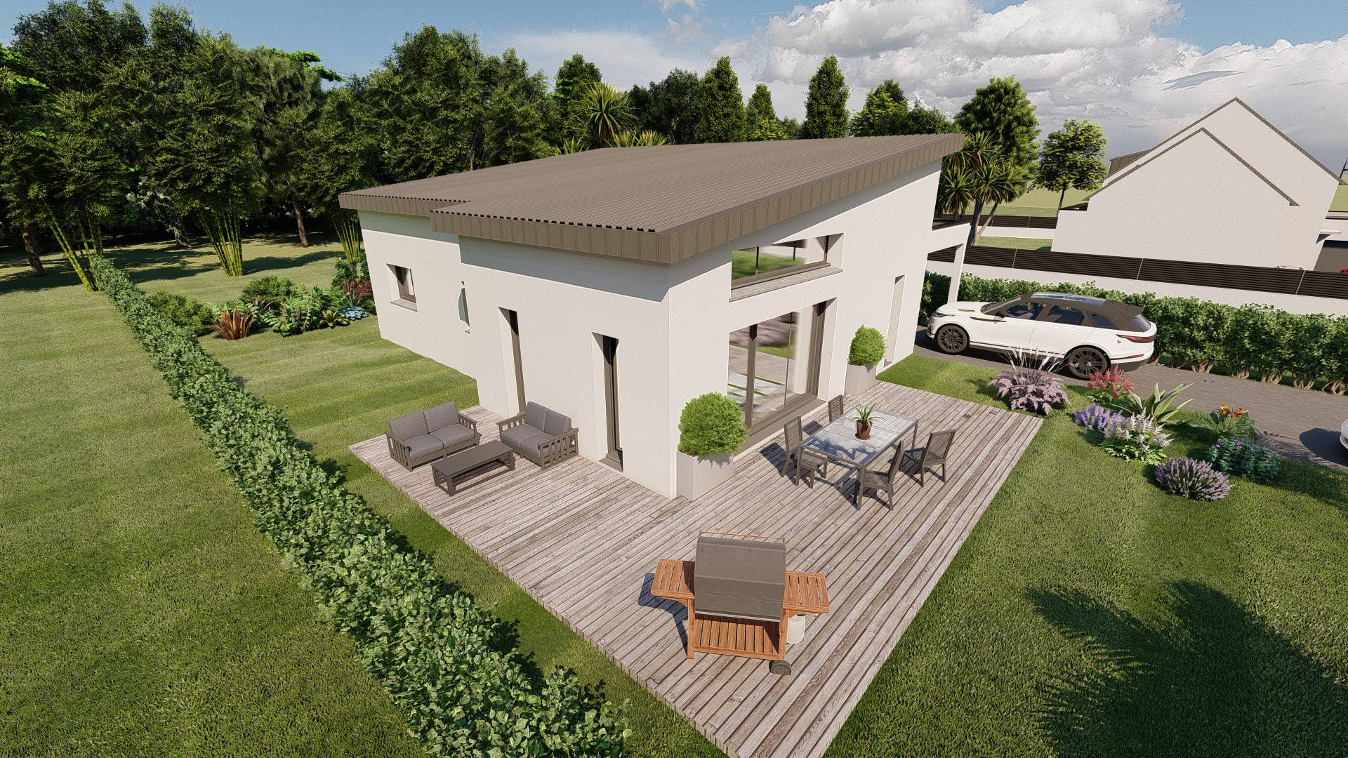 Construction d’une maison individuelle sur la commune de Cleguer (33)