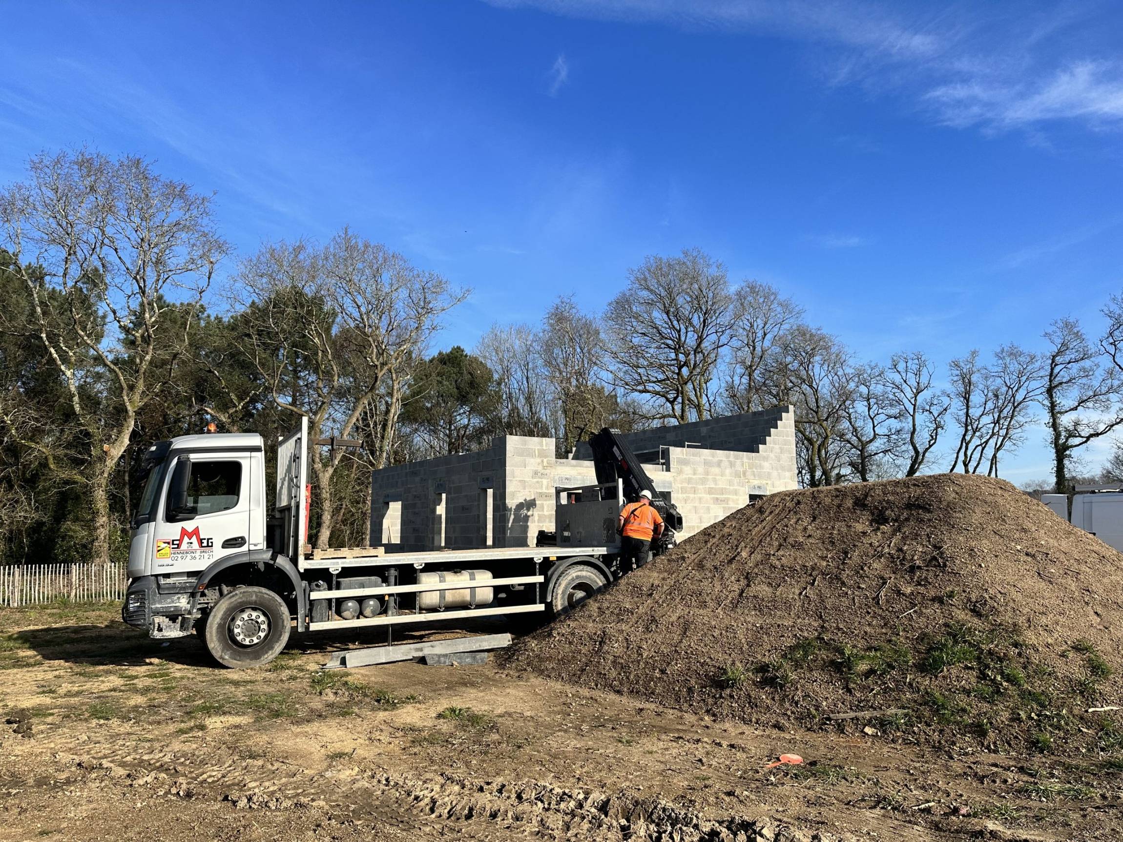 Construction d’une maison individuelle sur la commune de Cleguer (25)