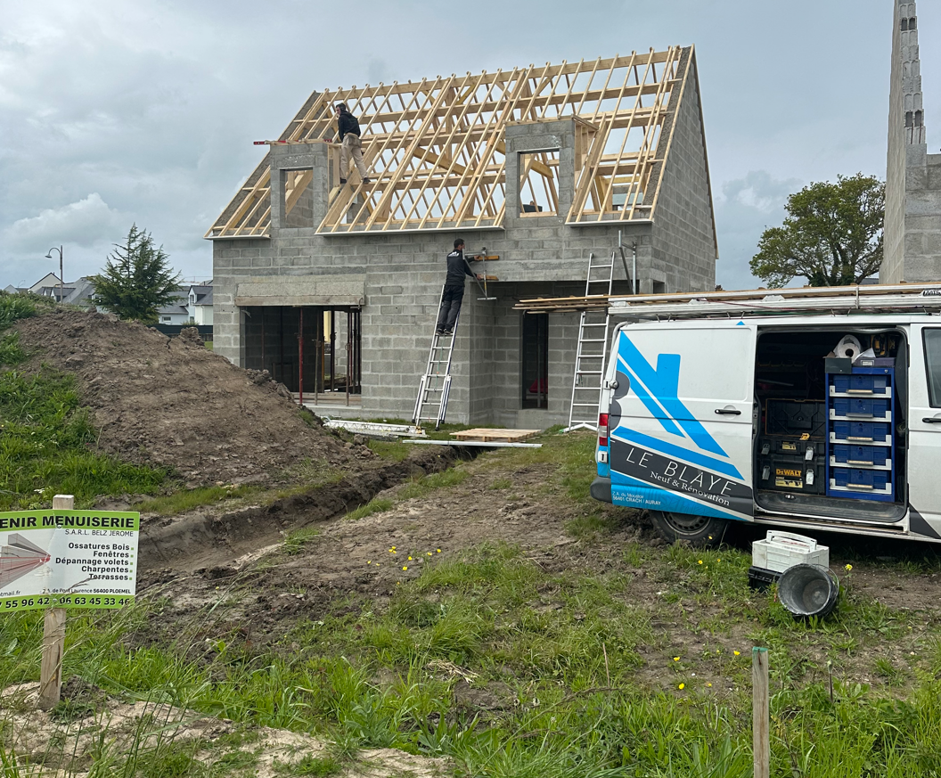 Construction d’une maison individuelle à Erdeven (16)