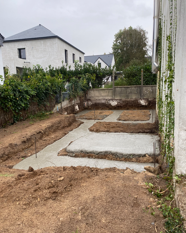 Extension maison individuelle au Bono (2)