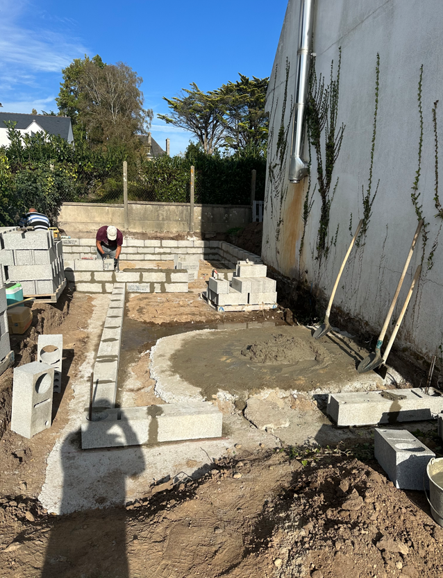 Extension maison individuelle au Bono (3)