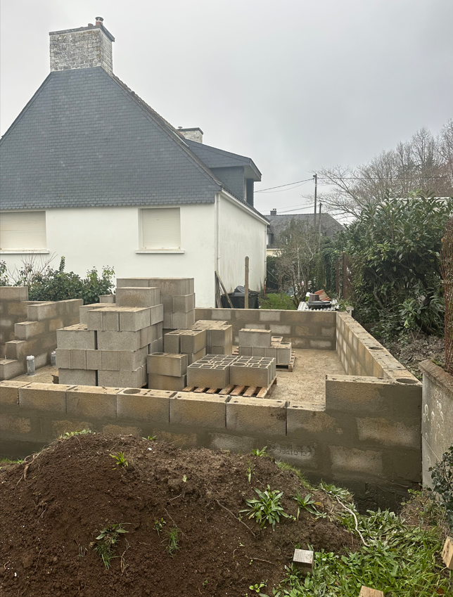 Extension maison individuelle au Bono (9)
