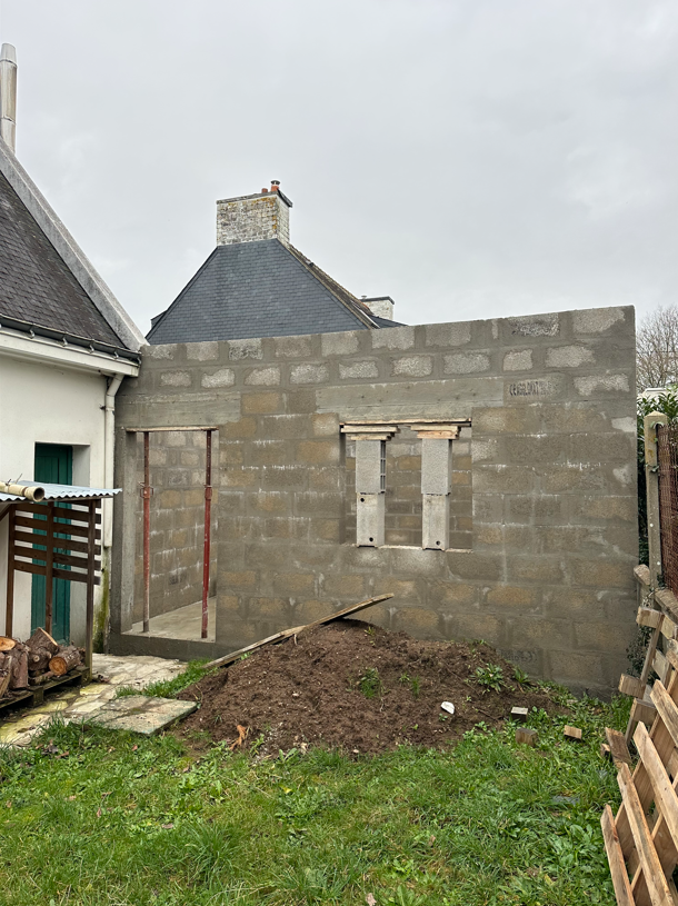 Extension maison individuelle au Bono (13)