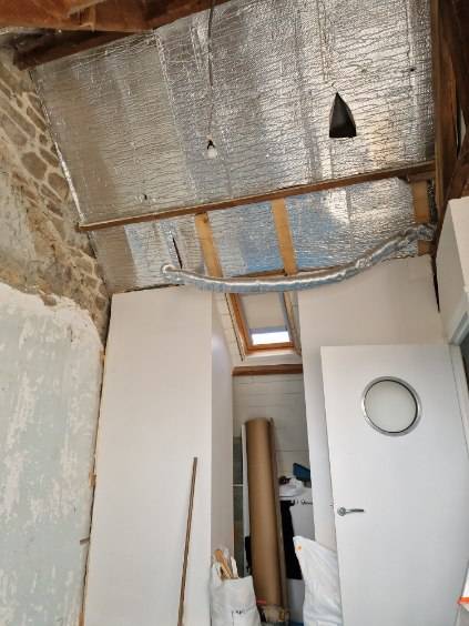 Isolation chambre + lambris maison individuelle à La Trinité Sur Mer (1)